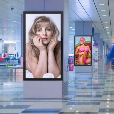 Wall Mounted LCD Display